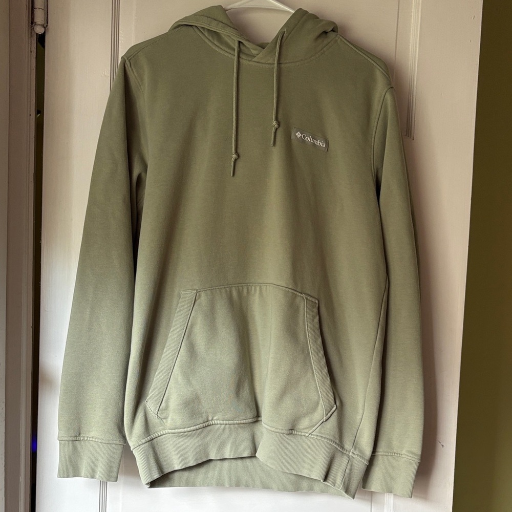 Columbia Olive Green Men's Hooded Pullover